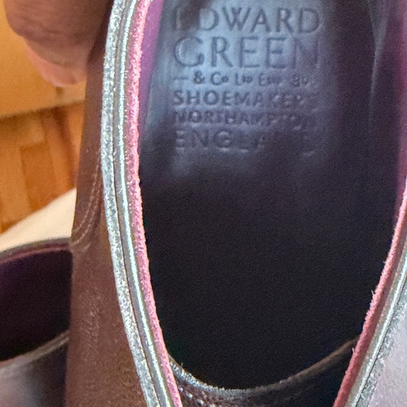 Dark Brown Edward Green Halifax Boots - Picture 5 of 8
